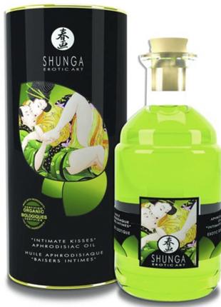 Олія — Shunga Erotic Massage Oil Exotic Green Tea, 100 мл. 18+