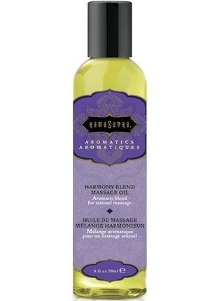 Масажне масло - Harmony Blend Aromatic massage oil, 59ml 18+