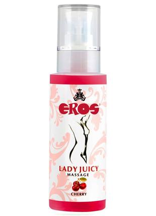 Масажне масло - EROS Lady Juicy Massage Cherry, 125ml 18+