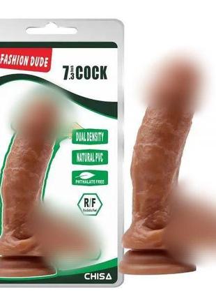 Латинский фаллоимитатор на присоске Fashion Dude 7.3 Inch Cock...