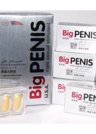 Таблетки для потенции Big Penis за 3 табл 18+
