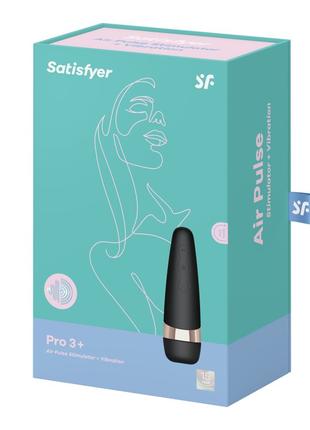 Вакуумный клиторальный стимулятор Satisfyer Pro 3+ Vibration 18+