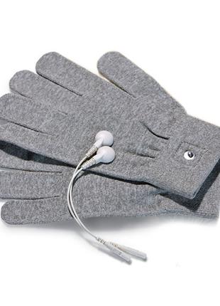 46600 Перчатки для электростимуляции Mystim Magic Gloves серые...