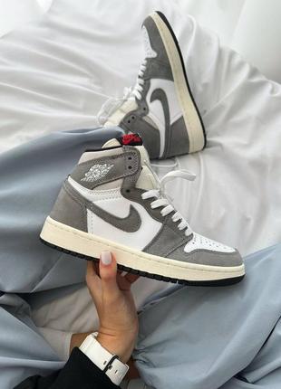 Кроссовки nike air jordan 1 retro high «&nbsp;washed heritage&...