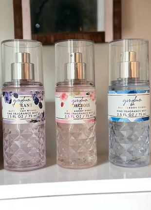 Парфюмированный мини-спрей-мист gingham от bath and body works