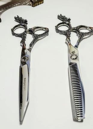 Набір професійних перукарських ножниць для стрижки волосся 6,0