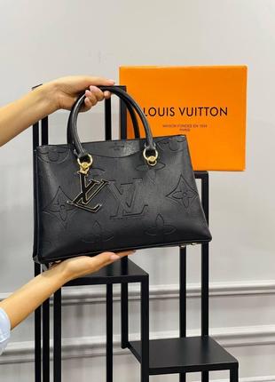 Сумка черная женская Louis Vuitton Сумка большая Луи Витон Кро...