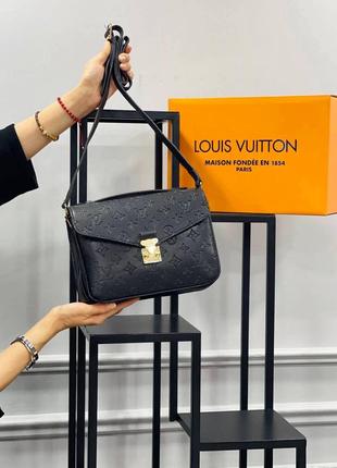 Сумка черная женская Louis Vuitton Сумка маленькая Луи Витон К...