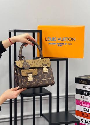 Сумка коричневая женская Louis Vuitton Сумка маленькая Луи Вит...