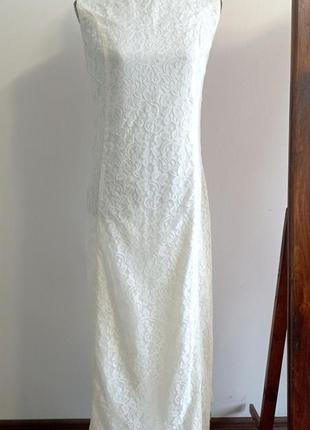 Нова вінтажна весільна сукня максі мереживо вінтаж ретро раритет