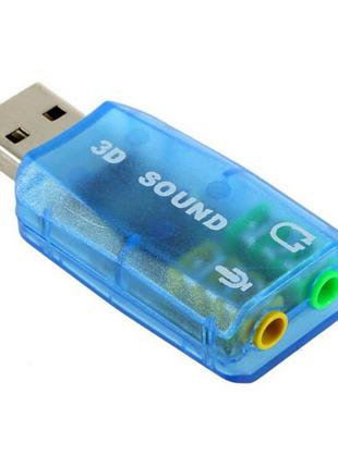 Внешняя звуковая карта USB 3D 5.1