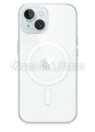 Прозрачный чехол Apple Clear Case с MageSafe для iPhone 15 Plus