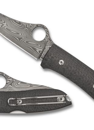 Складной нож - Spyderco - SpyOpera - C255CFPD - Thor Damasteel