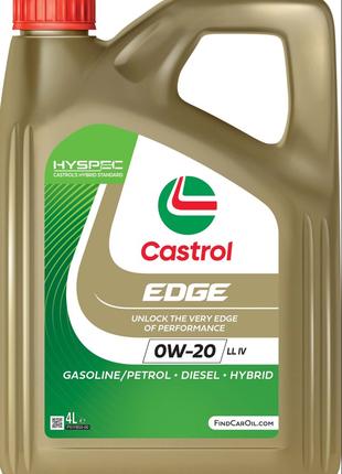 Моторное масло Castrol EDGE 0W-20 LL IV 4л