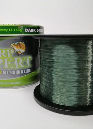 Леска 1200 м 0.40 мм CARP EXPERT DARK GREEN карповая фидерная ...