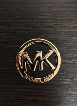 Michael kors mk знак значок шильдик блямба металл