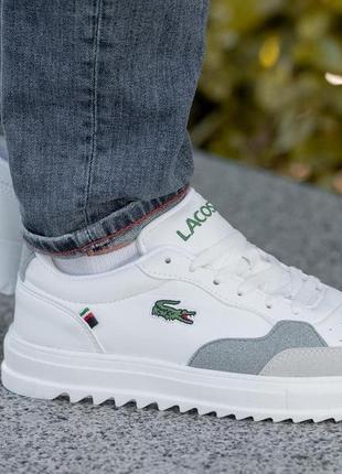 Кроссовки lacoste step sport - white