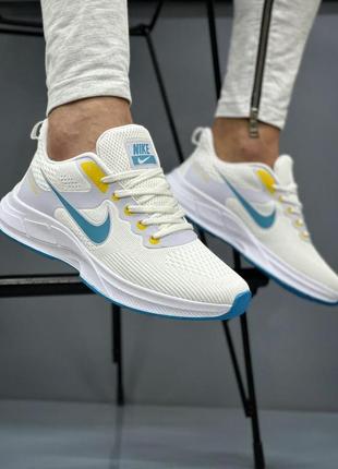 Кросівки nike air zoom white найк айр зум білі