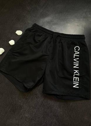 Шорты пляжные мужские calvin klein черные спортивные шорты пля...