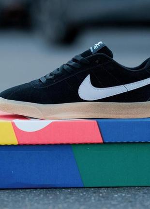 Кеди nike sb zoom blazer low black найк сб сабвей найк зум бле...