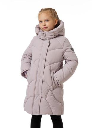 Куртка зимова на екопусі для маленької дівчинки дитяча пуховик...