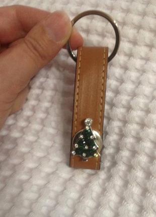 Брелок для ключів на сумку ялинка новорічний подарунок різдво