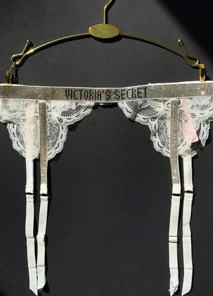 Пояс для панчіх victoria’s secret very sexy shine strap garter...