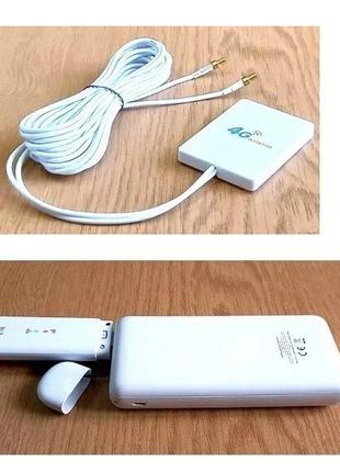 USB Wi-Fi модем роутер 3G/4G LTE MiMO ZTE MF79U с антенной 2.8...