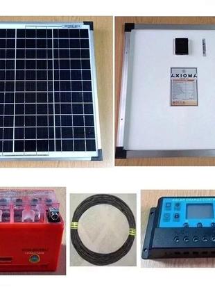 Генератор электричества, комплект аварийного освещения (солнеч...