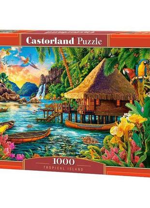 Пазлы castorland "тропический остров", 1000 элементов