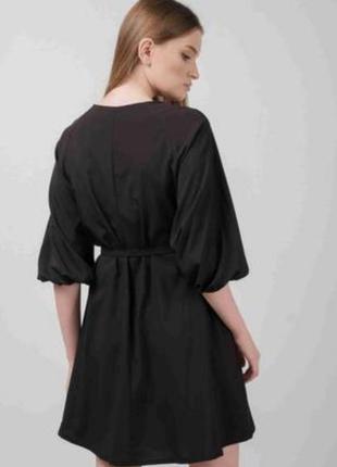 Чёрное мини платье платье размер 34-36