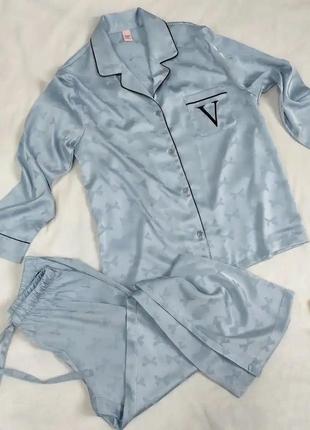 Новая голубая пижама victoria’s secret