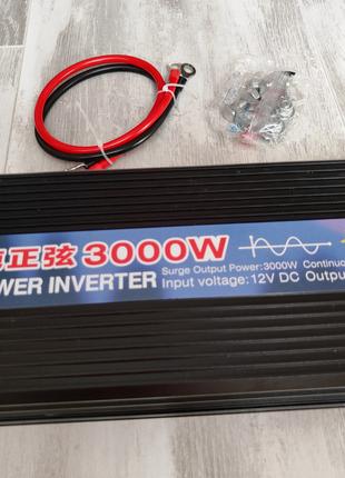 Інвертор 3000 w 12V Чистий синус, найкраща якість