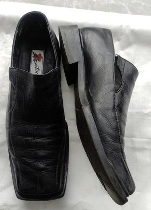 💯 кожа 28 стелька италия мужские туфли на широкую ногу