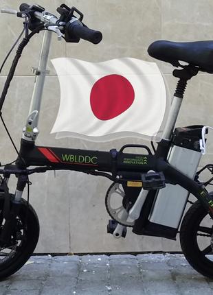 Електровелосипед із Японії WBLDDC 14 колеса 300 W 48v.