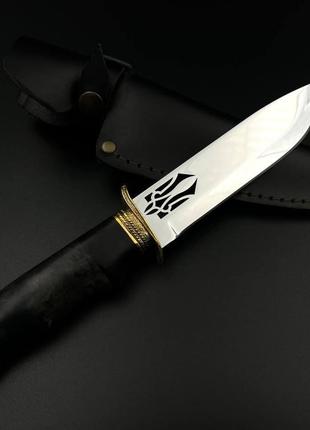 Нож Воин с Трезубом ручной работы из стали 40Х13