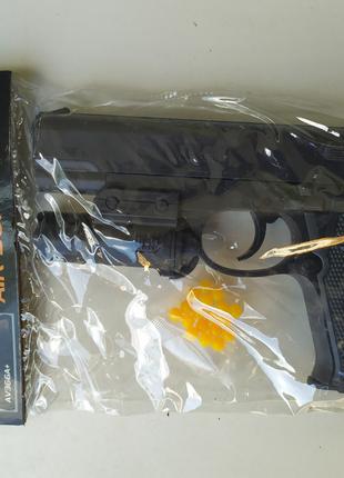 Игрушечный пистолет на пульках арт.366Е+ с лазерным прицелом, ...