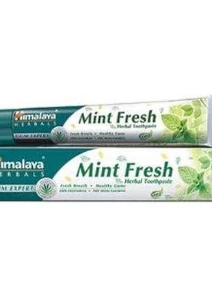 Освежающая зубная паста-гель Himalaya Herbals Mint Fresh Herba...