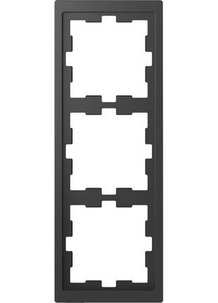 Рамка 3-постовая Merten D-Life MTN4030-6534 Антрацит