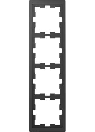 Рамка 4-постовая Merten D-Life MTN4040-6534 Антрацит