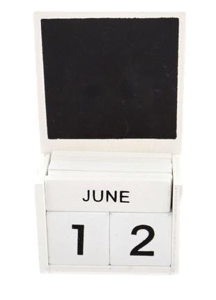 Вечный календарь, деревянный календарь с кубиками, календарь