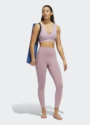 Спортивные лосины леггинсы adidas yoga luxe studio 7/8 legging...