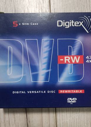 DVD rw, CD rw, нові запаковані