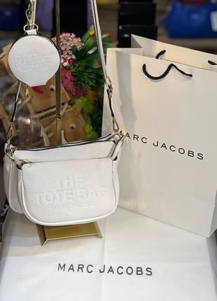 Сумка біла жіноча Маркбалкс 3в1 Сумка THE TOTE BAG Клатч Крос ...