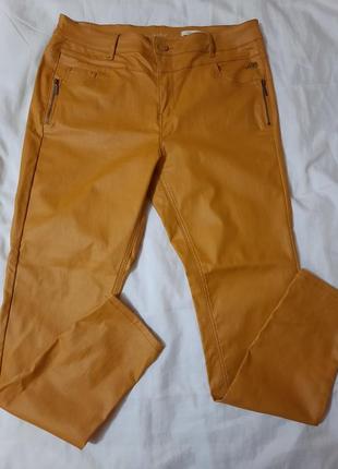 Стрейчевые брюки с напылением, размер 50