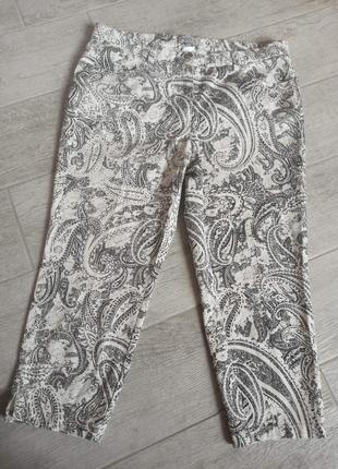 Укороченные стрейчевые брюки adelina by scheiter.
