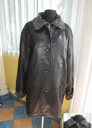 Тёплая женская кожаная куртка stones & bones. бельгия. лот 917
