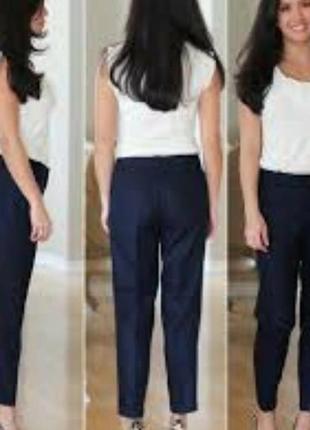Классические синие женские брюки 42-44 размер