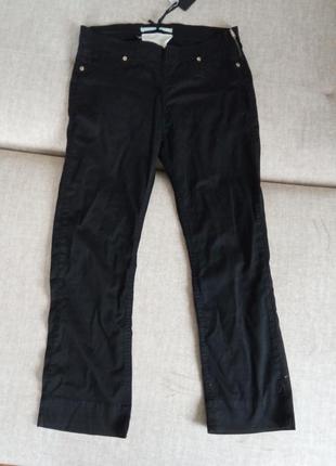 Черные укороченные брюки брюки twin set