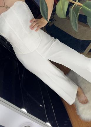 Новые белые кюлоты брюки брюки от zara новая коллекция м